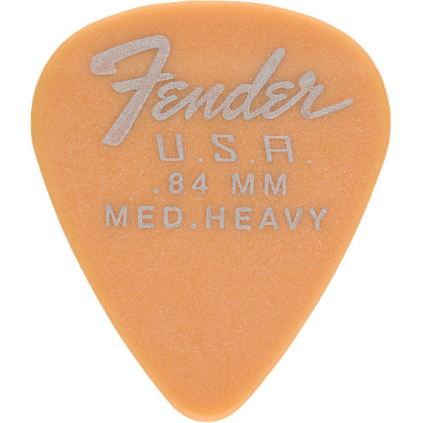 Fender Dura-Tone Delrin Pick, 351-shape, 12-Pack - Butterscotch Blonde