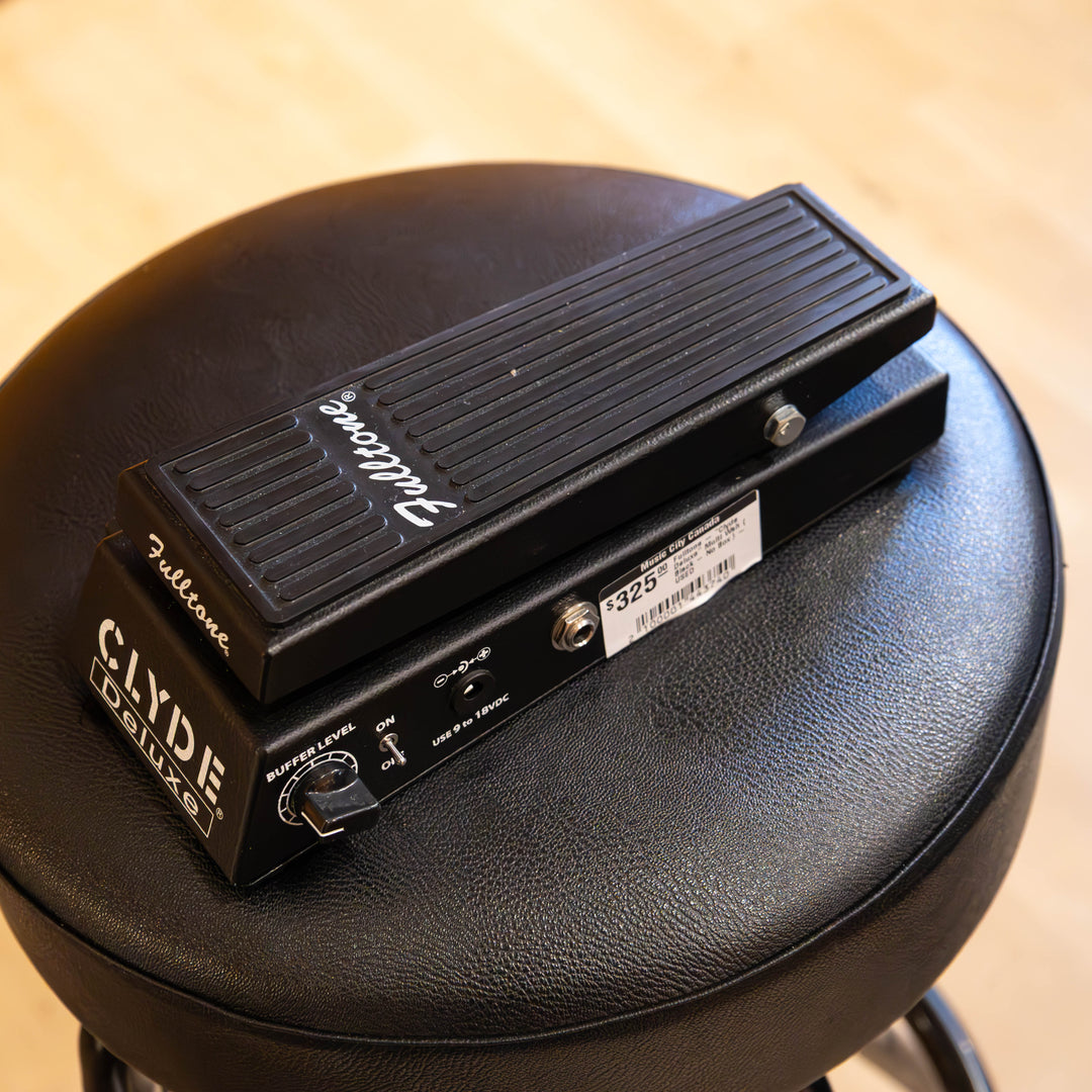 Fulltone - Clyde Deluxe Multi Voiced Wah Wah Pedal ( Black - No Box ) - USED
