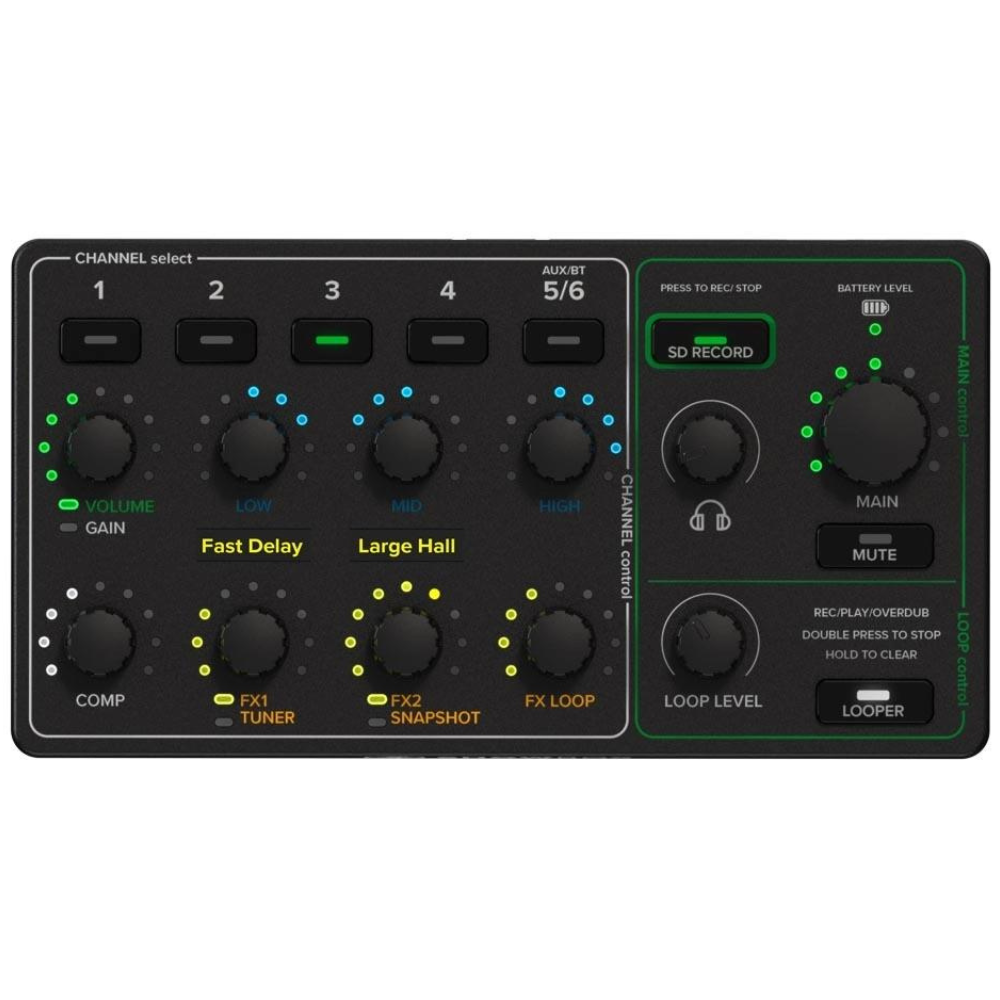 Mackie ShowBox Battery Powered All-In-One Performance Rig w/ Breakaway Mix Control