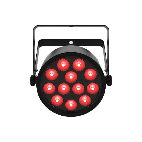 Chauvet DJ SLIMPACKQ12ILS Includes (4x) SlimPAR™ Q12 ILS wash lights, (3x) 5' DMX cables, and Gear bag