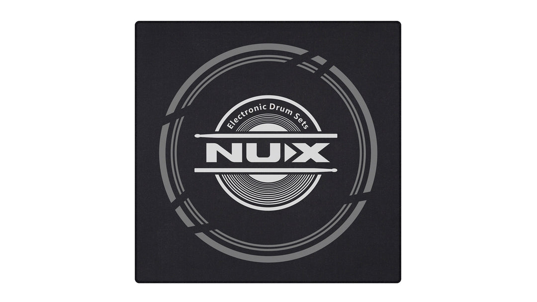 The NUX drum rug is designed to stabilize drum kits, preventing slipping and protecting floors from scratches. Durable and easy to transport, it&rsquo;s an essential accessory for drummers seeking comfort and floor protection during performances or practice.
&ndash; Dimensions: 133cmx133cm
&ndash; Weight: 1.9kg