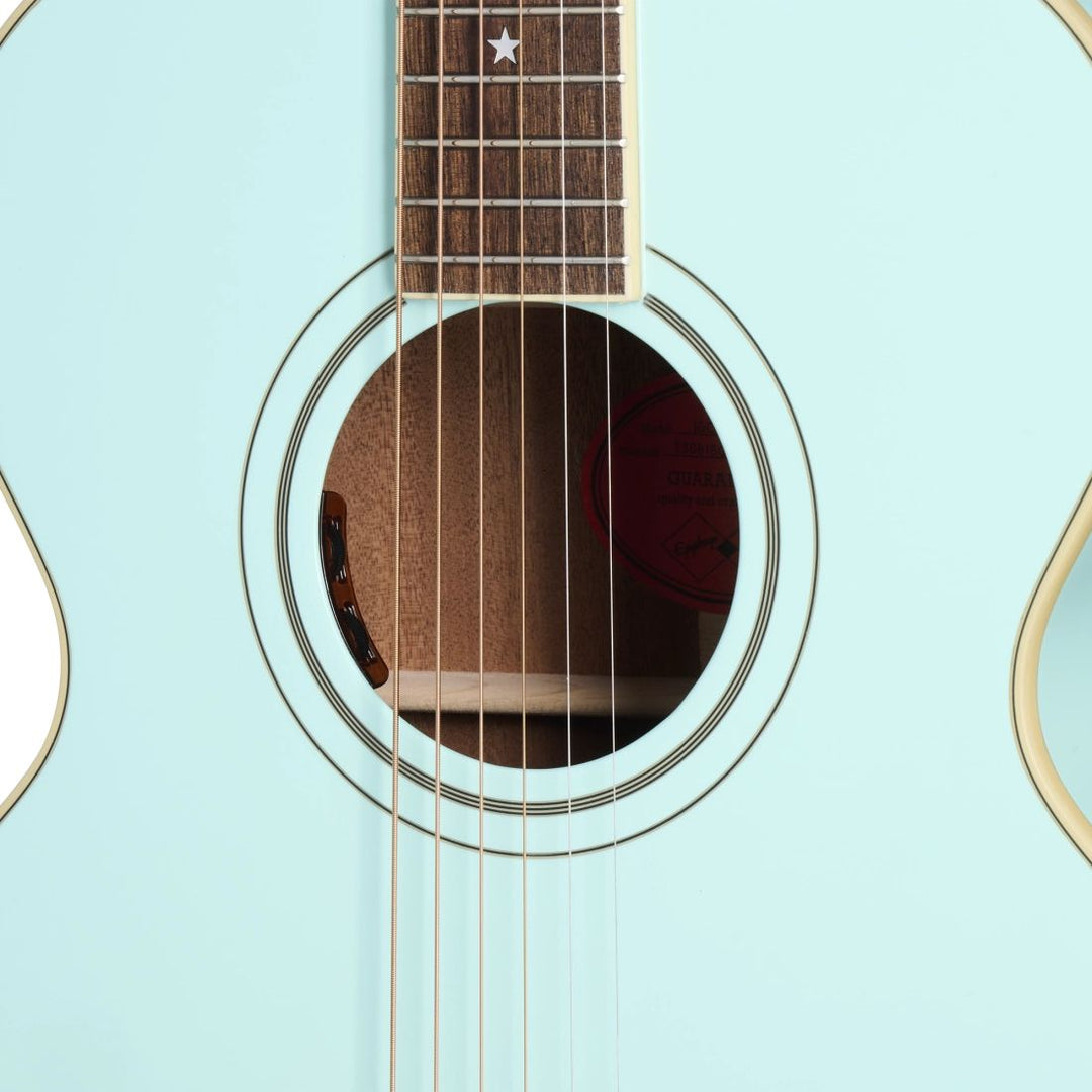 Epiphone J-180 LS Acoustic/Electric Guitar with Hardshell Case - Kerry Green