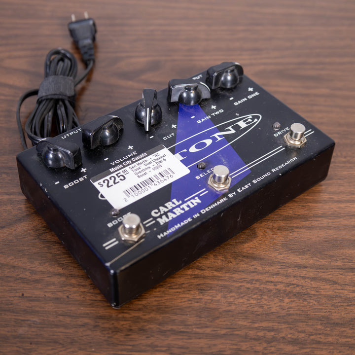 Carl Martin - "AC Tone"  Dual Channel Overdrive & Distortion w/ Boost (No Box) - USED