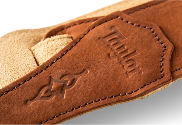 Taylor Gemstone Strap,Sanded Suede,Med Brn,2.5"