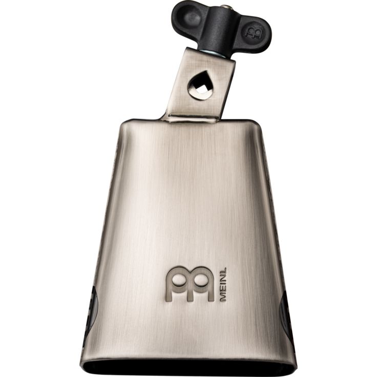 Meinl Percussion 4 1/2" Steel Finish Cowbell High Cha Cha Cowbell Hand brushed steel