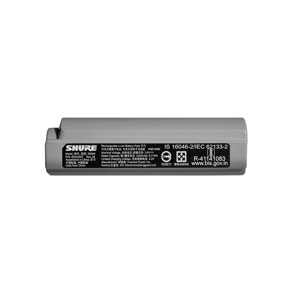 Shure SB904 Lithium-ion Rechargeable Battery
