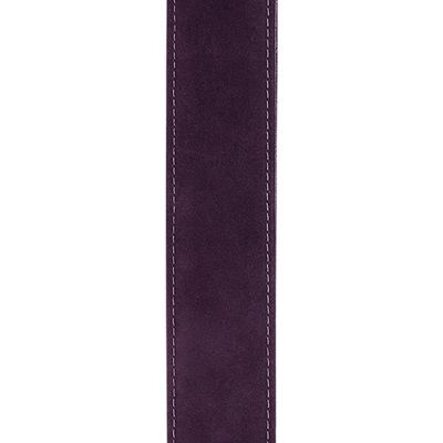 D'Addario 20SS06-DX 2.0 Lth Suede Guitar Strap - Purple Leather