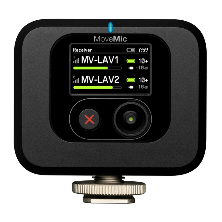 Shure MOVEMIC Two-Channel Wireless Lavalier Microphone System With Receiver