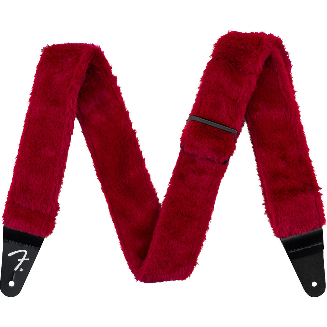 Fender Poodle Plush Strap - Red