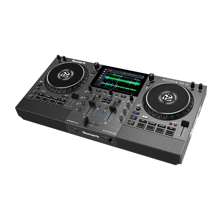 Numark MIXSTREAM PRO GO Fully Standalone and Wireless (Battery powered w/ WiFi) DJ Player/Controller