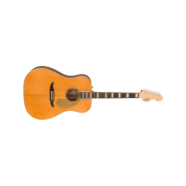 Fender California Series King Vintage Ovangkol Fingerboard Gold Pickguard  - Aged Natural