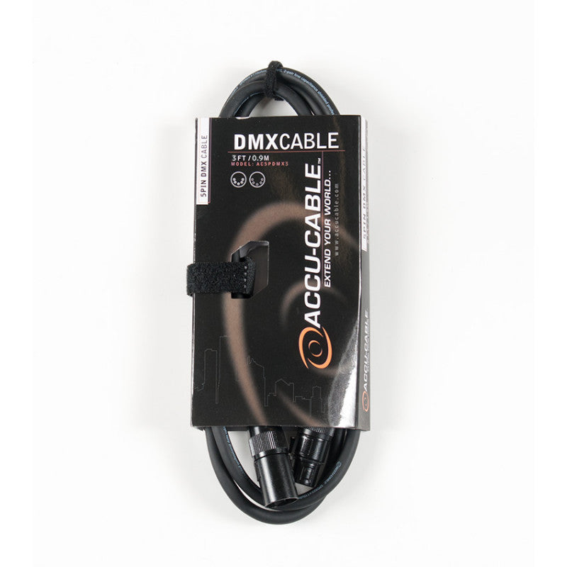 Accu-Cable Standard 5-Pin DMX Cable 3 Feet