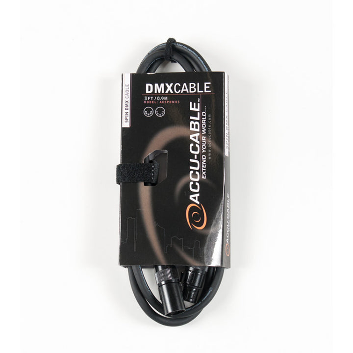 Accu-Cable Standard 5-Pin DMX Cable 3 Feet