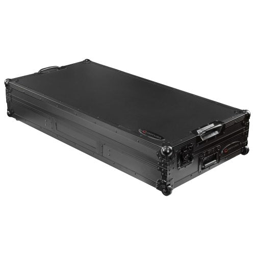 Odyssey FZDJMA9CDJWBL - Black Label DJ Coffin Flight Case with Wheels for DJM-A9 and CDJ-3000 or Similar Size Gear