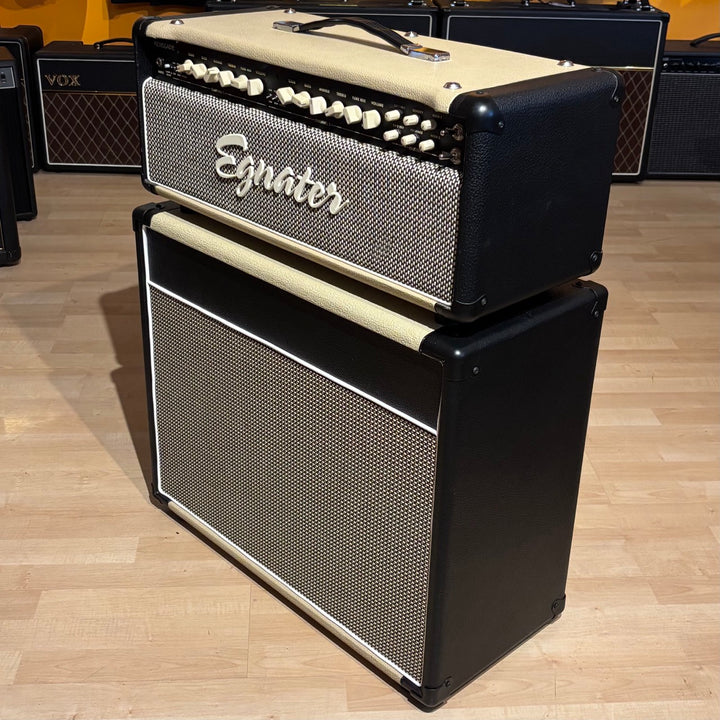 Egnater - Renegade 65 Head w/ Cover & Foot Controller & Matching Derek Bell Made 112 Celestion NEO Loaded Cabinet - USED