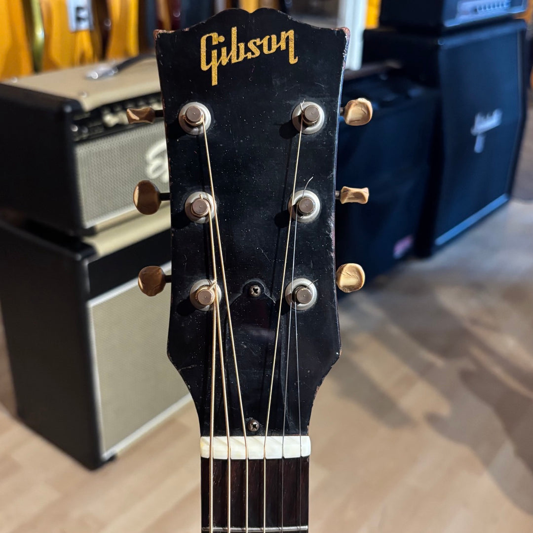 VINTAGE - Gibson LG-1 Acoustic 2 Tone Burst w/ NEW Profile Hard Shell Case (1957) - USED