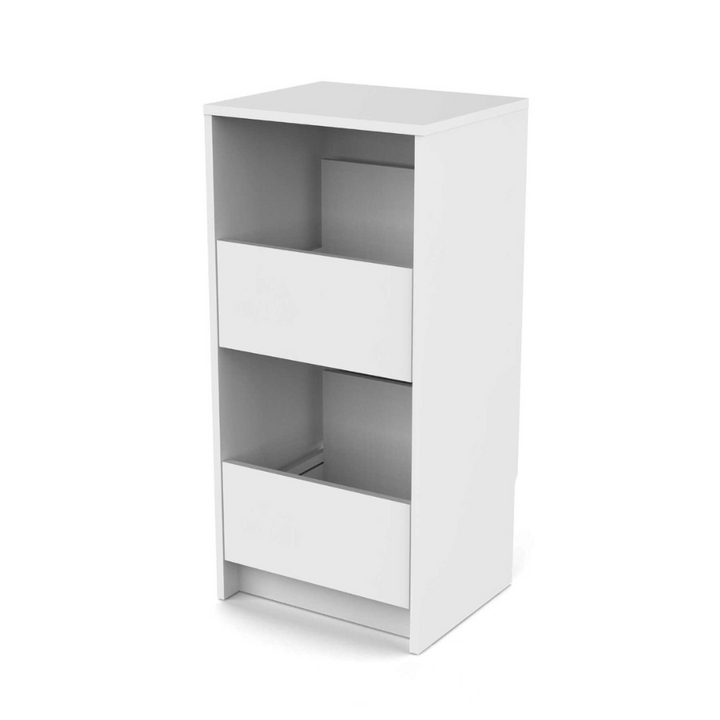 Glorious VINYL-VAULT-WHT Vinyl Vault - White