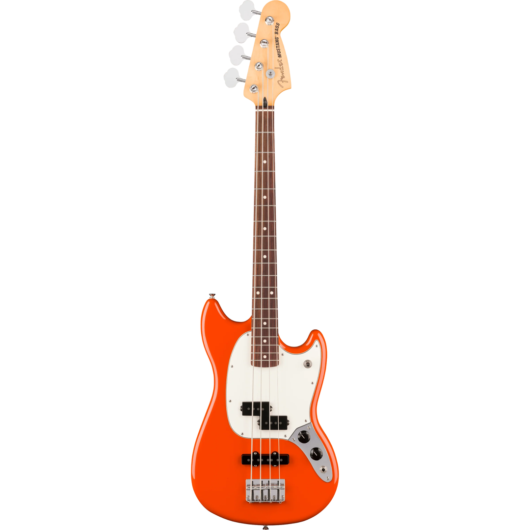 Fender Player II Mustang® Bass PJ Rosewood Fingerboard Electric Bass (Rallye Orange)