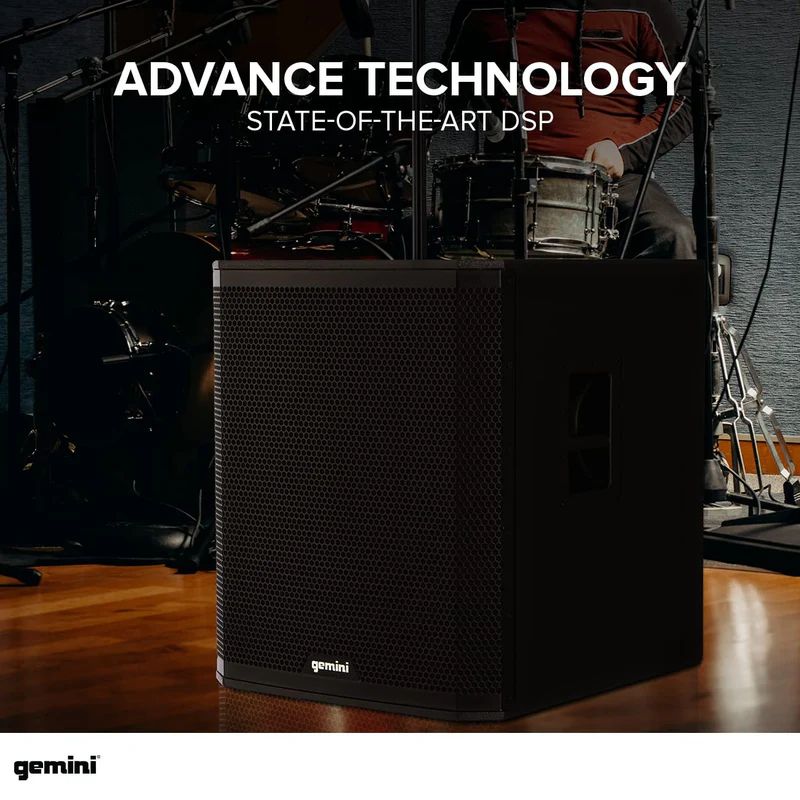 Gemini ZRX-S18BT Professional 18" Subwoofer w/ Bluetooth®