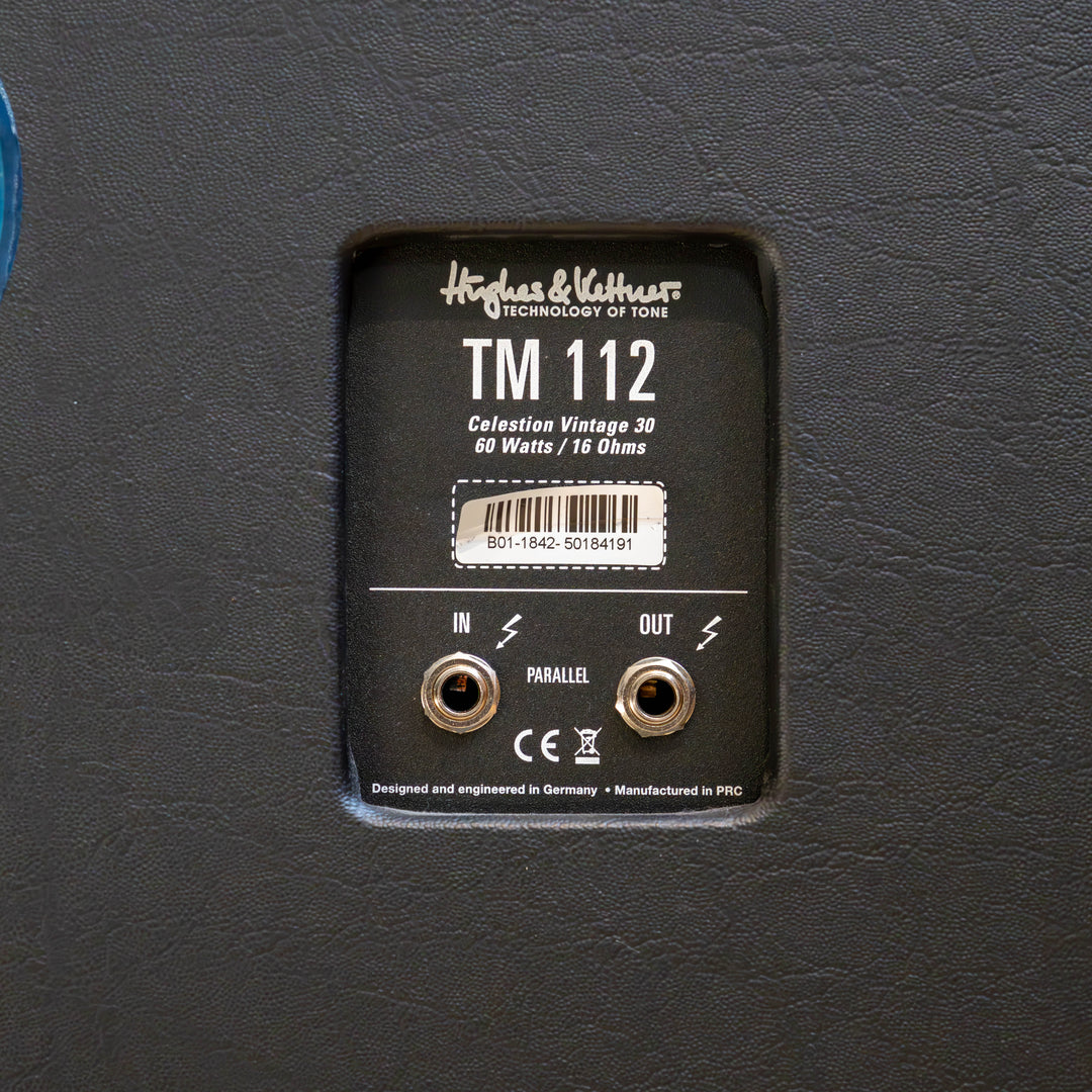 Hughes & Kettner PACKAGE - TM18 Head  w/Bag & Switch / H&K-TM112, V30 Loaded Cabinet - Used