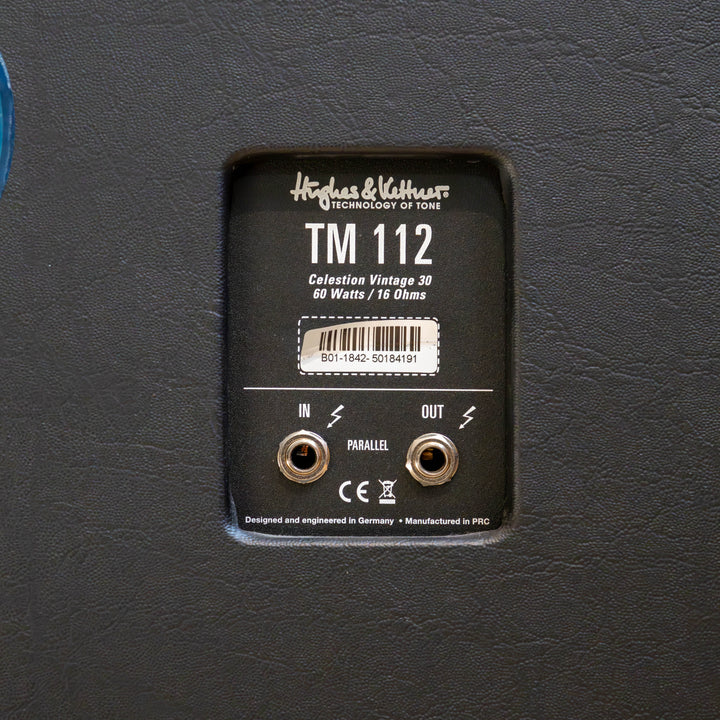 Hughes & Kettner PACKAGE - TM18 Head  w/Bag & Switch / H&K-TM112, V30 Loaded Cabinet - Used