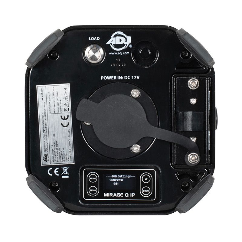 ADJ MIRAGE-Q6-PAK-BLACK 6 MIRAGE-Q6-IP Fixtures w/ Flight Case - Black