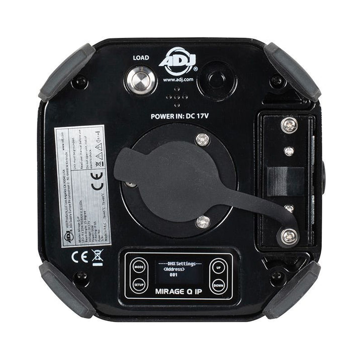 ADJ MIRAGE-Q6-PAK-BLACK 6 MIRAGE-Q6-IP Fixtures w/ Flight Case - Black