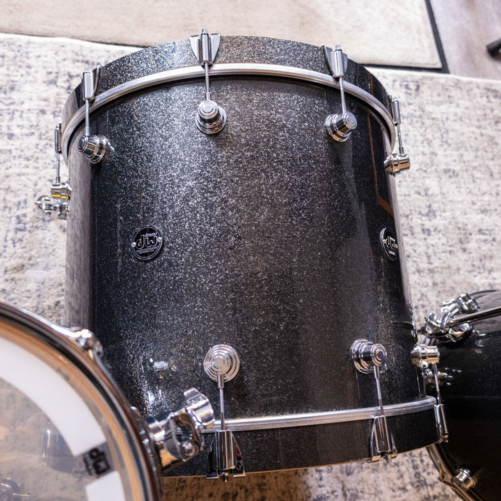 DW Performance Series 3-Piece Shell Pack  (Pewter Sparkle)