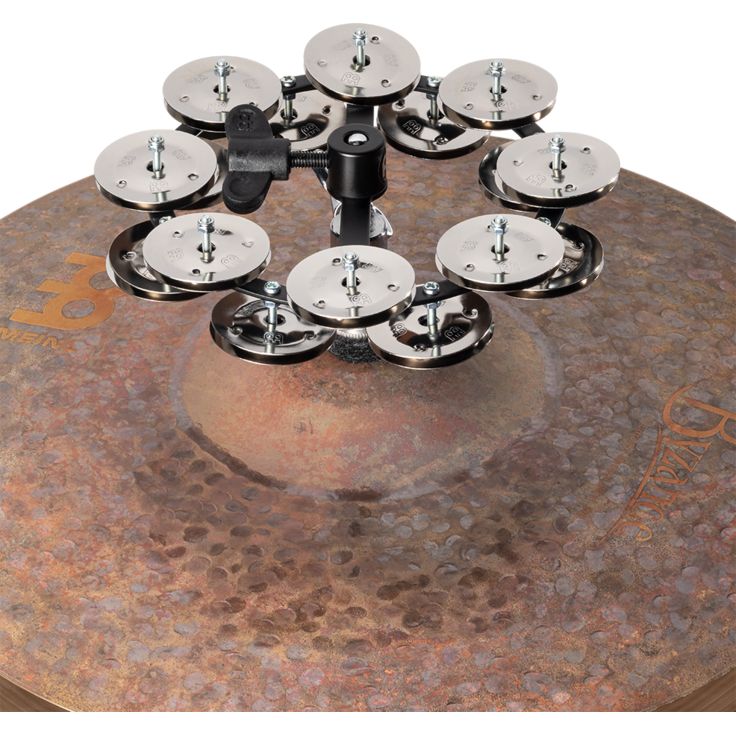 Meinl Percussion 5" HeadlinerÂ® Series Hihat Tambourine Dual row Stainless steel jingles