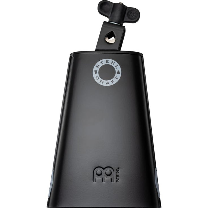 Meinl Percussion 7" Steel Craft Line Cowbell Black powder coated steel Classic Rock Cowbell Big Mouth Low pitch