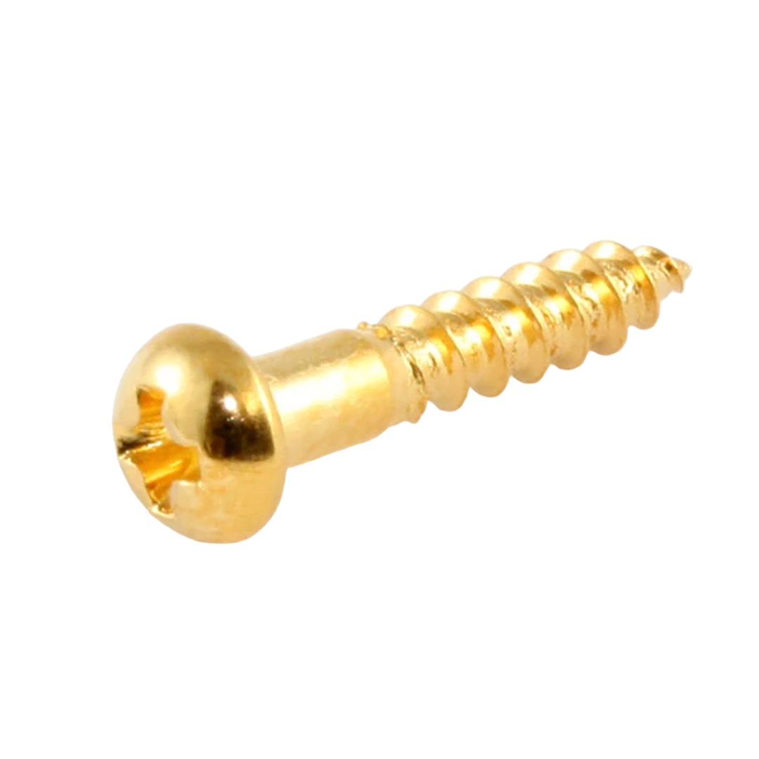 Allparts GS-0006 Long Machine Head Screws Gold