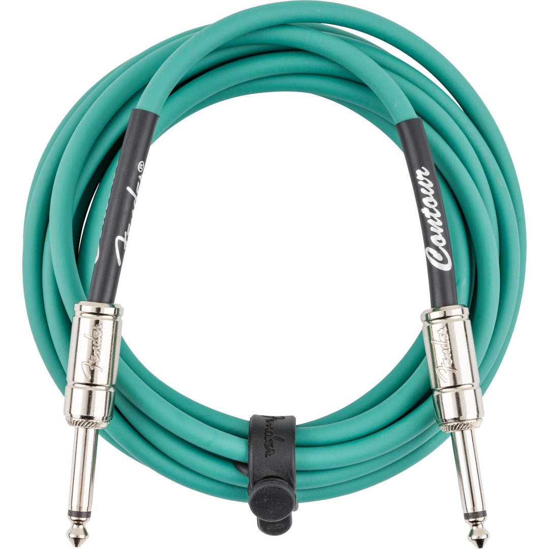 Fender  Contour 10' Cable - Sherwood Green