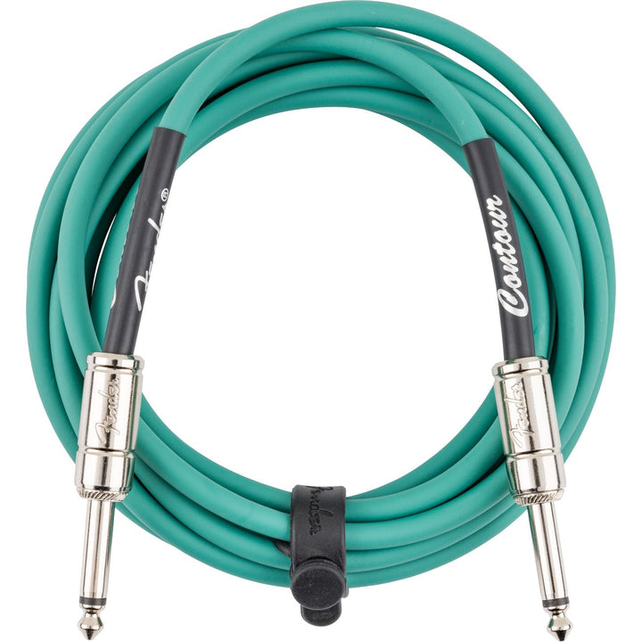 Fender  Contour 10' Cable - Sherwood Green