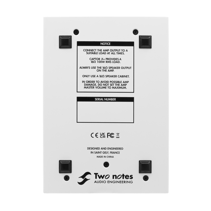 Two Notes Torpedo Captor X+ 16Ω Load Box