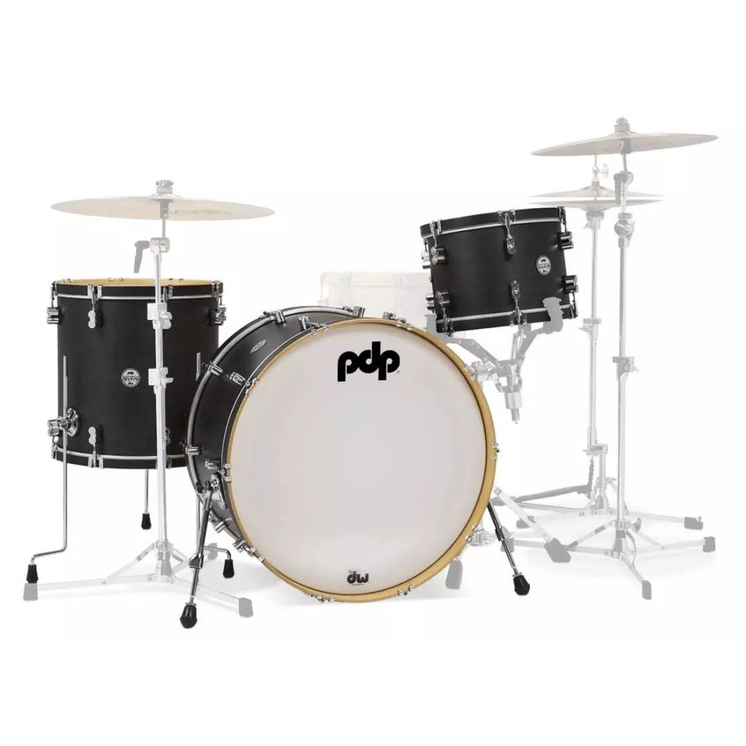 PDP Concept Maple Classic 3-Piece Shell Pack (9x13 No STM, 16x16FT, 14x26 Kick) - Ebony Stain