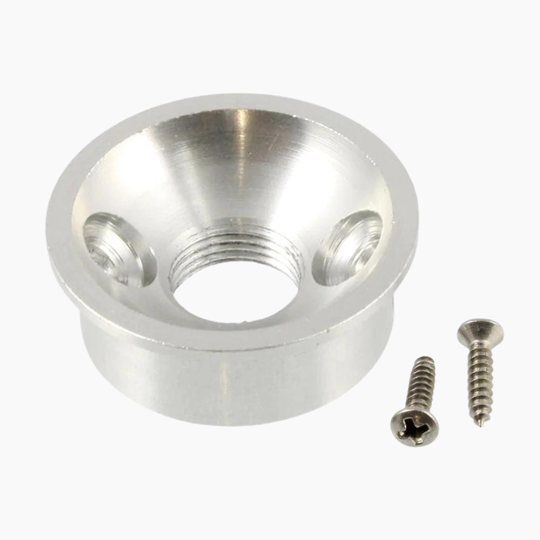 Allparts AP-5270-B11 Satin Chrome Retrofit Jackplate - 50 Piece Bulk Pack
