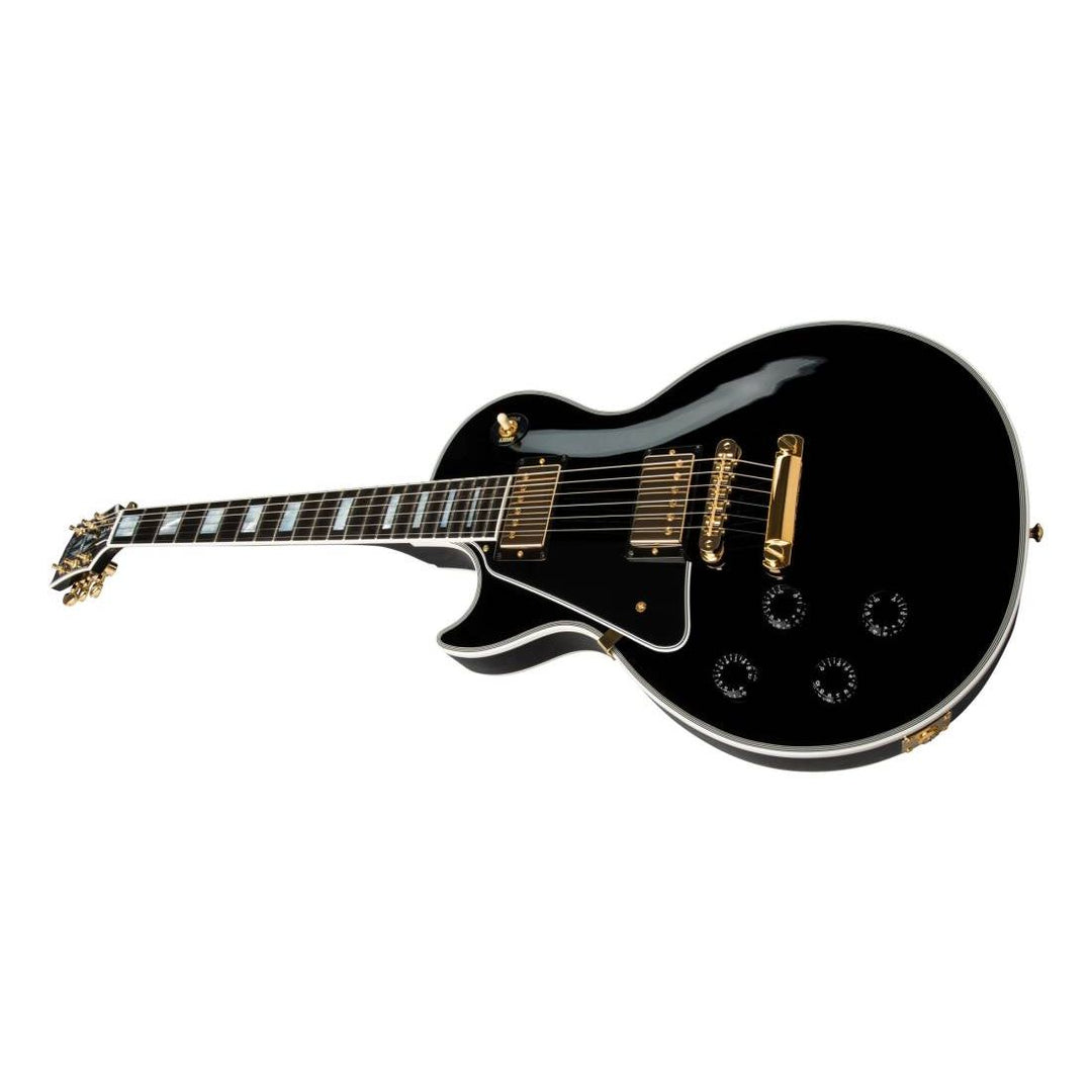 Gibson LP CUSTOM EBONY FB LEFTY - EBONY
