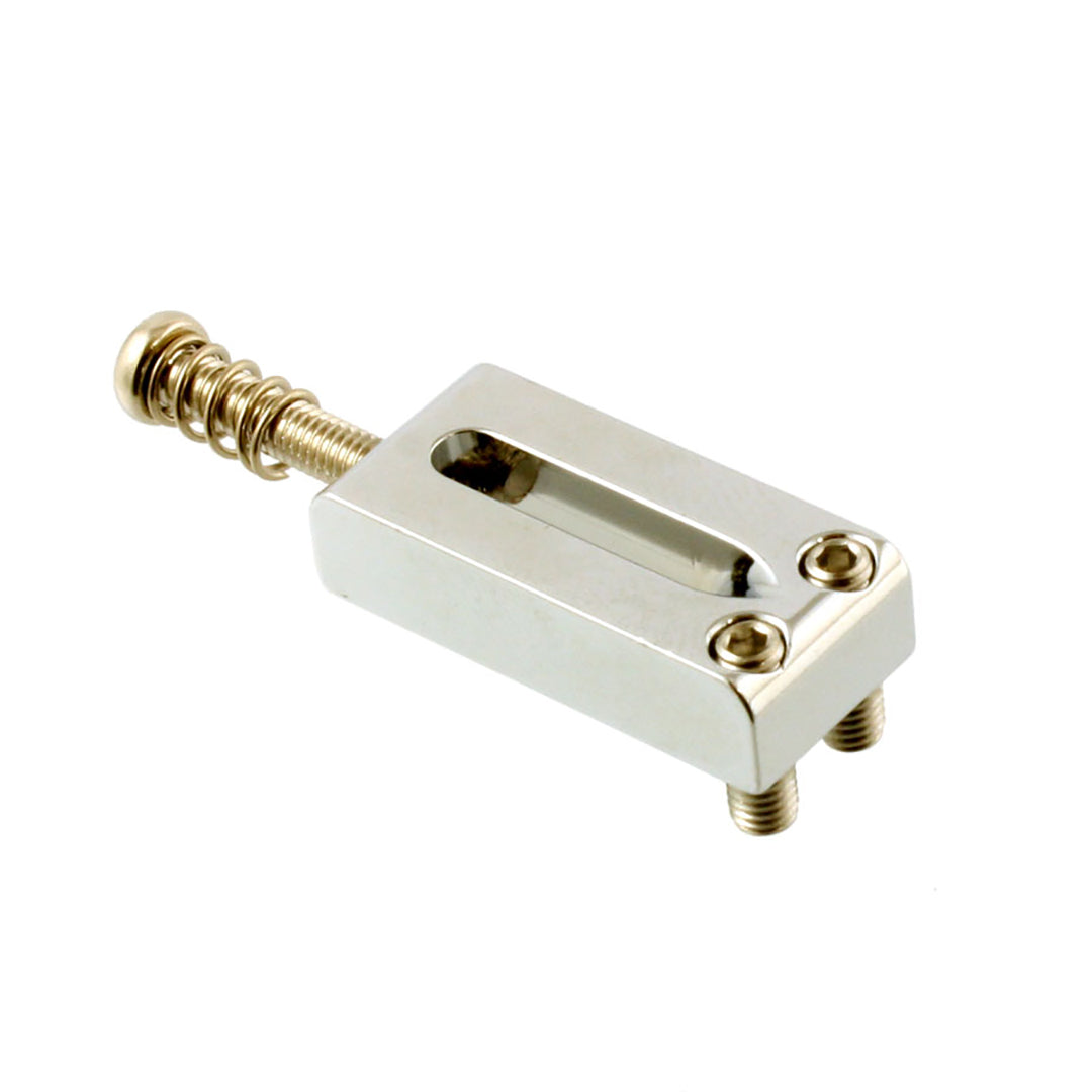 Allparts BP-0022 Long Rectangular Bridge Saddles Chrome