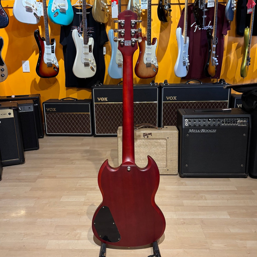 Epiphone - SG Standard Faded Worn Satin Cherry (No Case Or Bag - 2013) - USED