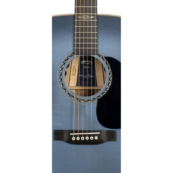 Martin CEO-11 Signature Editions Acoustic-Electric Guitar - New Horizons Blue Burst