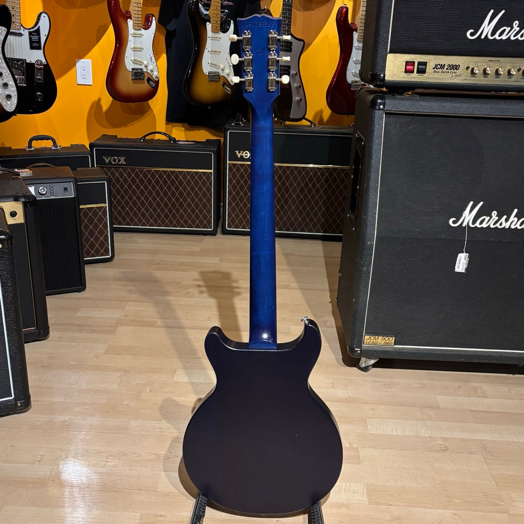 Gibson - Les Paul JR- DC- Tribute ( Worn Blue Satin ) w/ Gibson Premium Gig bag (2013) - Used
