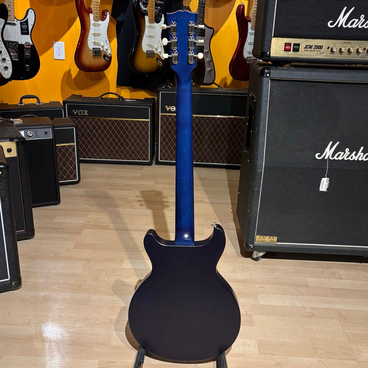 Gibson - Les Paul JR- DC- Tribute ( Worn Blue Satin ) w/ Gibson Premium Gig bag (2013) - Used