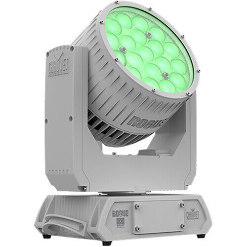 Chauvet Pro ROGUE-OUTCAST2X-WASH-M Fully featured IP66 RGBW LED yoke wash fixture with LED zone control and marine grade C5M paint