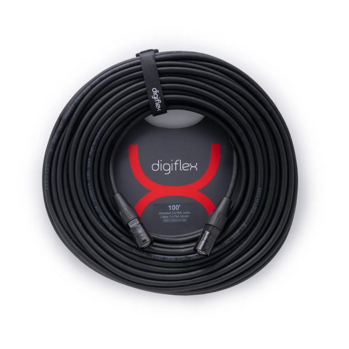 Digiflex HNC-C6A-S-100   100' Performance Series  Cat6A S/FTP Cable with REAN locking ethernet