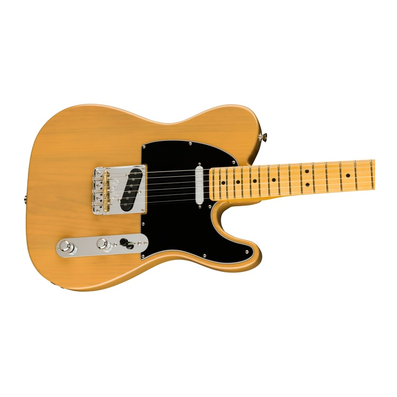 Fender American Professional II Telecaster Maple Fingerboard (Butterscotch Blonde Finish) Electric Guitar