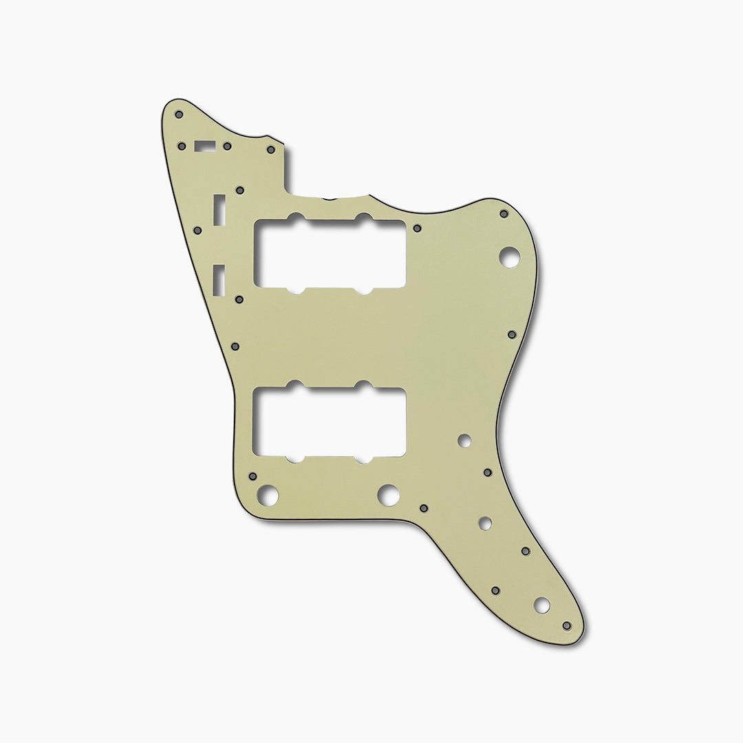 Allparts PG-0582 13-hole Pickguard for US Jazzmaster® Mint Green 3-ply (MG/B/MG) .090
