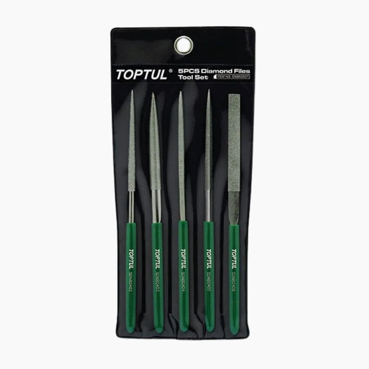 Allparts TOPTUL 5-Piece Diamond Needle File Set