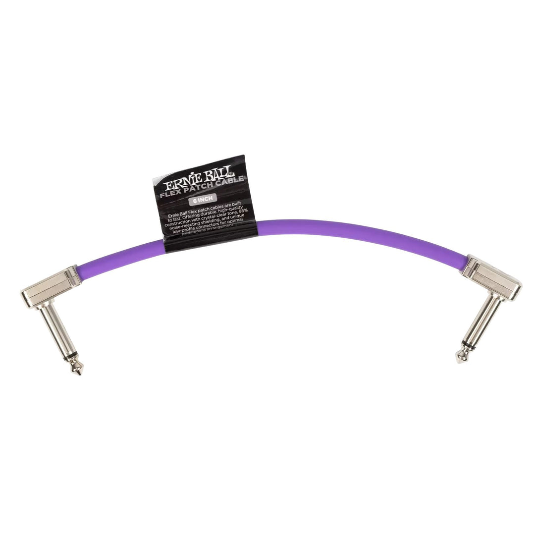 Ernie Ball 6447EB Flex Patch Cable 6" - Purple