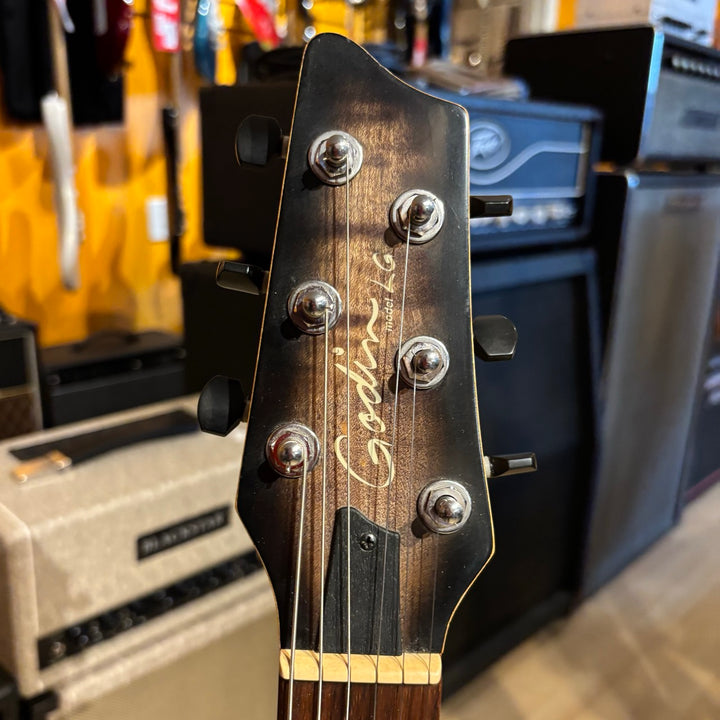 Godin - LG Signature FM-Trans Black Seymour Duncan Loaded w/Godin Gig Bag (2003) - USED