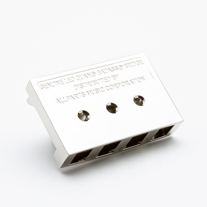 Allparts BB-3341-001 Leo Quan® Badass I™ Bass Bridge, 4 String - Nickel
